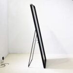 Halen Floor Mirror with Tri-Color LED Lights & Touch Screen Button - Black - With 2-Year Warranty