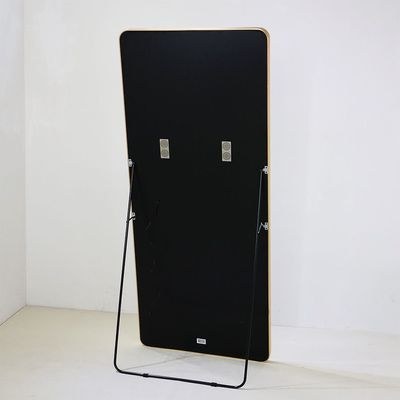 Oakleaf Floor Mirror with RGB LED Lights + Bluetooth Speaker & Touch Screen Button - Gold - With 2-Year Warranty - Image 3