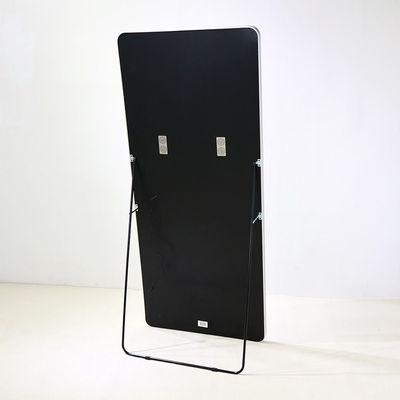 Oakleaf Floor Mirror with RGB LED Lights + Bluetooth Speaker & Touch Screen Button - Silver - With 2-Year Warranty - Image 3