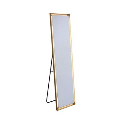 Hensley Floor Mirror with Tri-Color LED Lights & Touch Screen Button - Gold - With 2-Year Warranty - Image 4