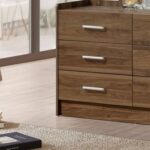 Supreme 6Drawers Master Dresser With Mirror-Light Walnut