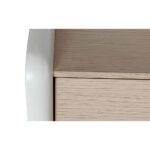 V2 Brita 6 Drawer Dresser Mirror with Storage-Beige/White Oak