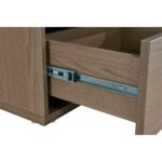 Allison 2 Drawers Nightstand Left -Natural Oak