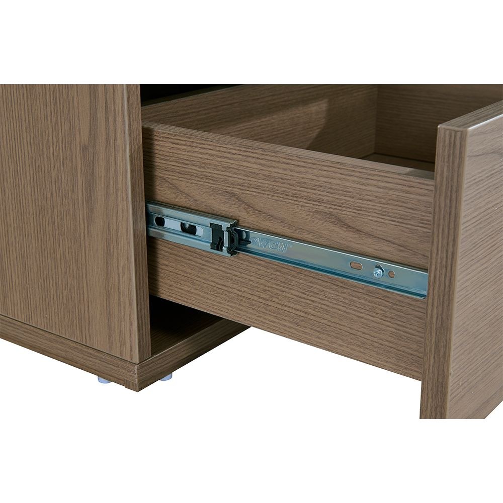 Allison 2 Drawers Nightstand Left -Natural Oak - Image 4