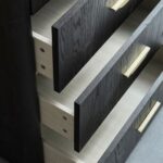 DaVita Chest of 5 Drawers - Beige / Brown