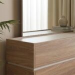 Vallary 6 Dresser With Mirror - Grey Walnut/Cream