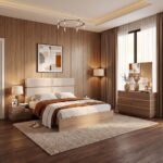 Vallary 6 Dresser With Mirror - Grey Walnut/Cream