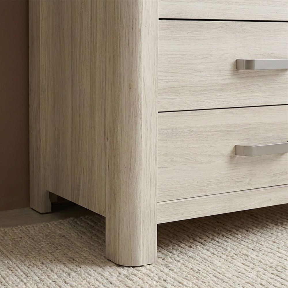 Olivos Chest of 5Drawers-Ash Grey/Oak - Image 5