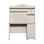 Ariana Study Desk With Hutch-Light Oak