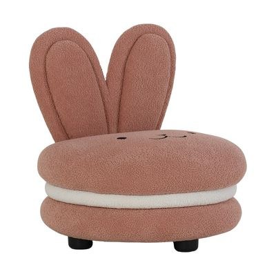 Bunny Macaron Chair-Pink & White - Image 3