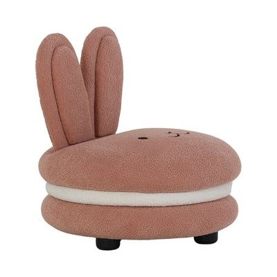 Bunny Macaron Chair-Pink & White - Image 4