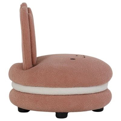 Bunny Macaron Chair-Pink & White - Image 5