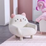 Kitty Kids’ Chair - White/Pink - With 2-Year Warranty