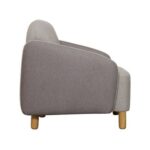 Pop 1 Seater Kids Sofa-Light Beige & Light Brown