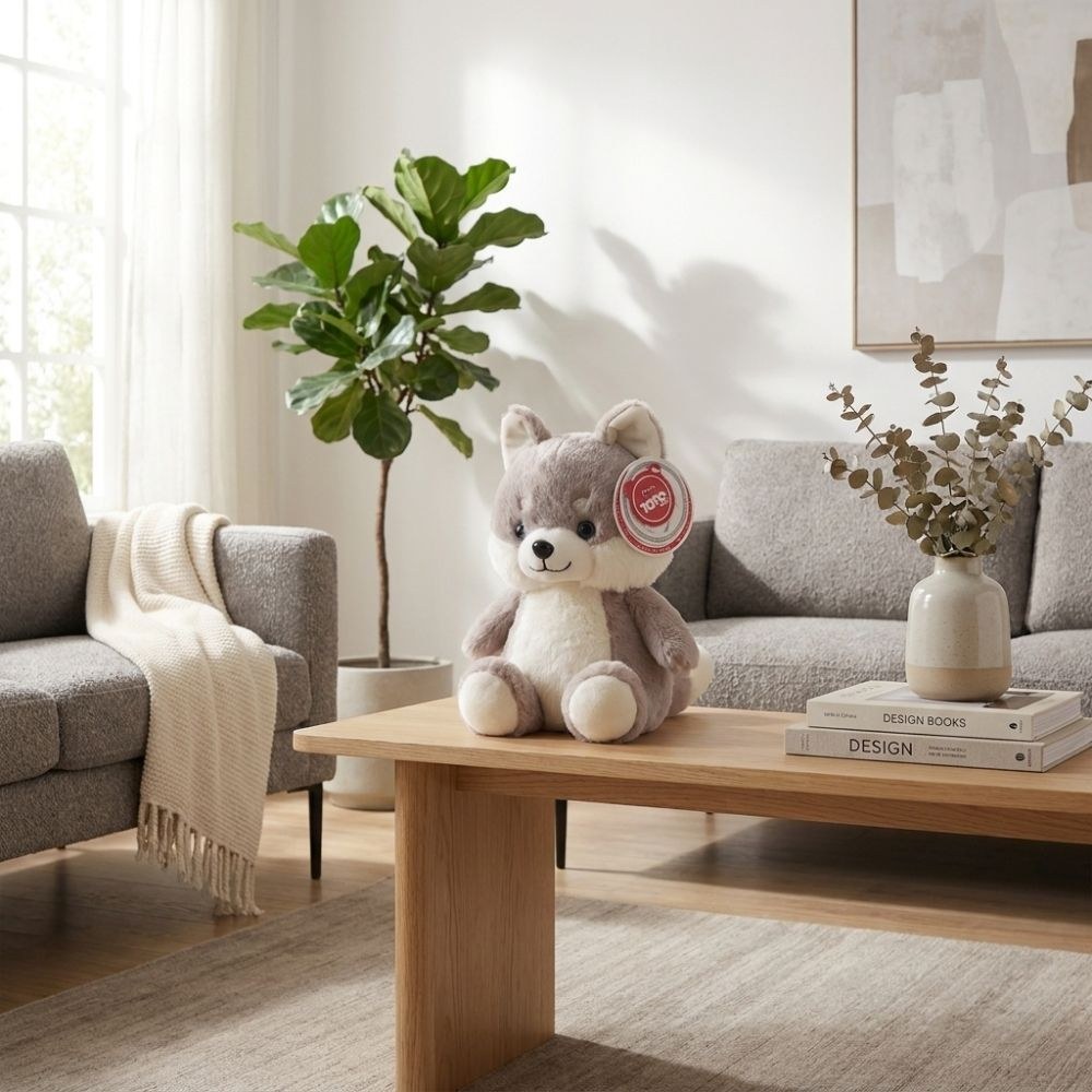 Fox Toto Soft Toy - Mauve - 23 cm - Image 3