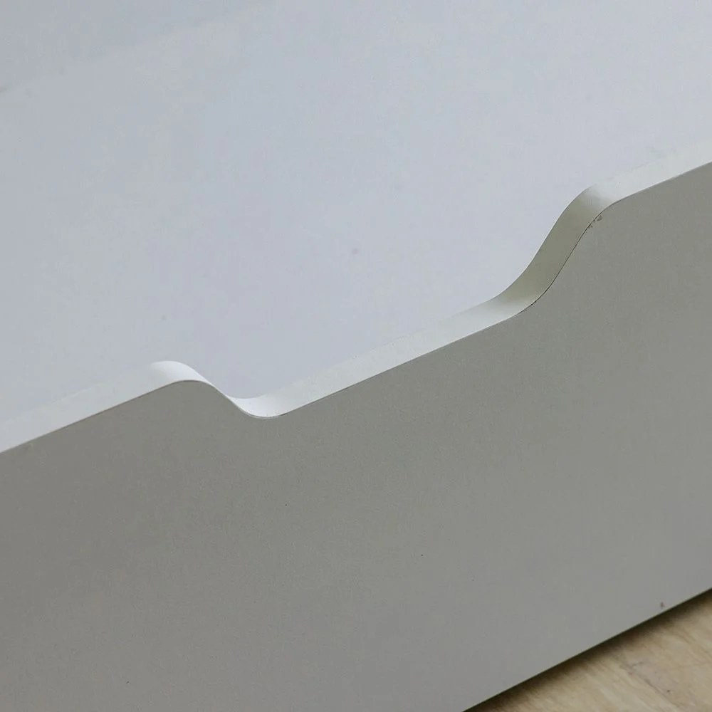 Gamerzone 90x190 Trundle Bed - White & Grey (Bed Sold Seperately) - With 2-Year Warranty - Image 3