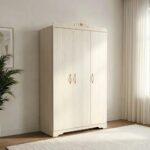 Ariana 3-Door Wardrobe - Light Oak - With 2-Year Warranty