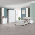 Hazel 3-Drawers Dresser-Light Beige & White