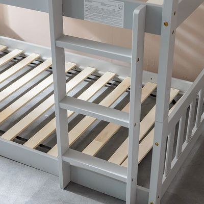 Derby Climber 90x200 Triple Bunk Bed-Grey - Image 2