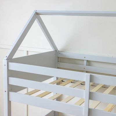 Derby House 90x200 Solid Wood Bunk Bed - Grey - With 2-Year Warranty - Image 4