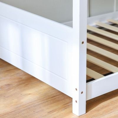 Derby House-V2 90x200 Solid Wood Bunk Bed-White - Image 5