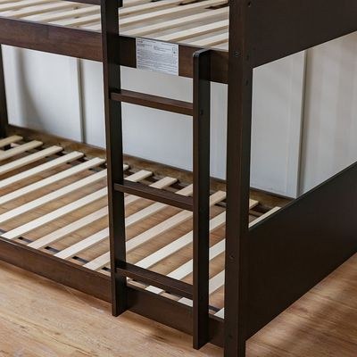 Derby House 90x200 Solid Wood Bunk Bed - Espresso - With 2-Year Warranty - Image 3
