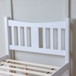 Derby Solo-V2 90x200 Solid Wood Single Bed-White