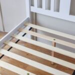 Derby Solo-V2 90x200 Solid Wood Single Bed-White