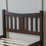 Derby Solo-V2 90x200 Solid Wood Single Bed-Espresso