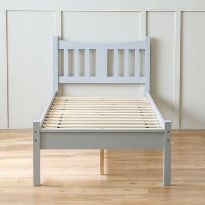 Derby Solo-V2 90x200 Solid Wood Single Bed-Grey - Image 2
