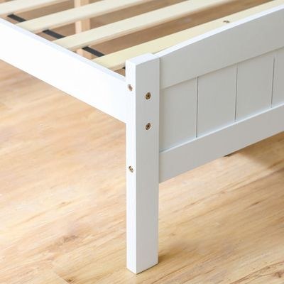 Derby Haven 90x200 Solid Wood Single Bed - White - With 2-Year Warranty - Image 3