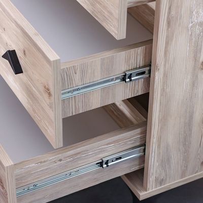 Bliss 3-Drawer Dresser with Mirror - Oak & Pink - With 5-Year Warranty - Image 4