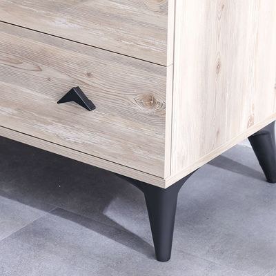 Bliss 3-Drawer Dresser with Mirror - Oak & Pink - With 5-Year Warranty - Image 5