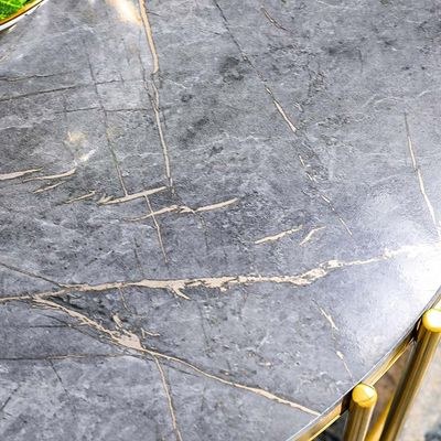 Armadillo Coffee Table-Grey/Gold - Image 3