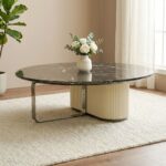 Krisalis Coffee Table - Beige/Black - With 2-Year Warranty
