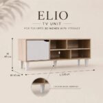 Elio TV Unit for TVs upto 32 Inches with Storage - 2 Years Warranty