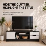 Topaz TV Unit for TVs upto 50 Inches with Storage-1 Year Warranty
