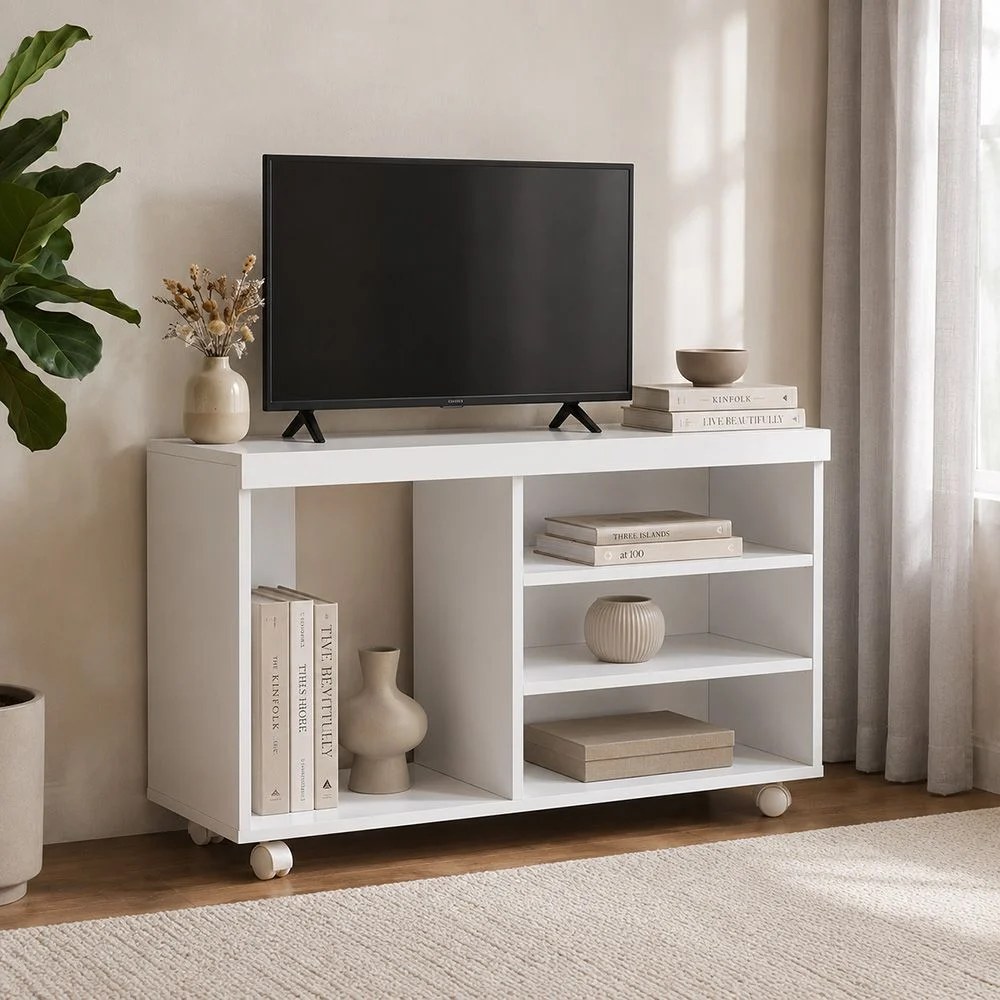 Valeria TV Rack - Up to 32 Inch - White