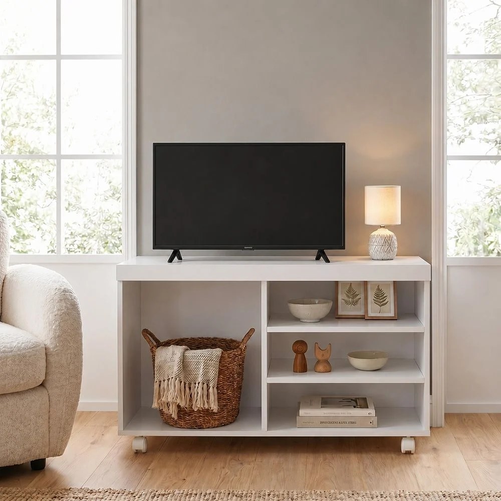 Valeria TV Rack - Up to 32 Inch - White - Image 2