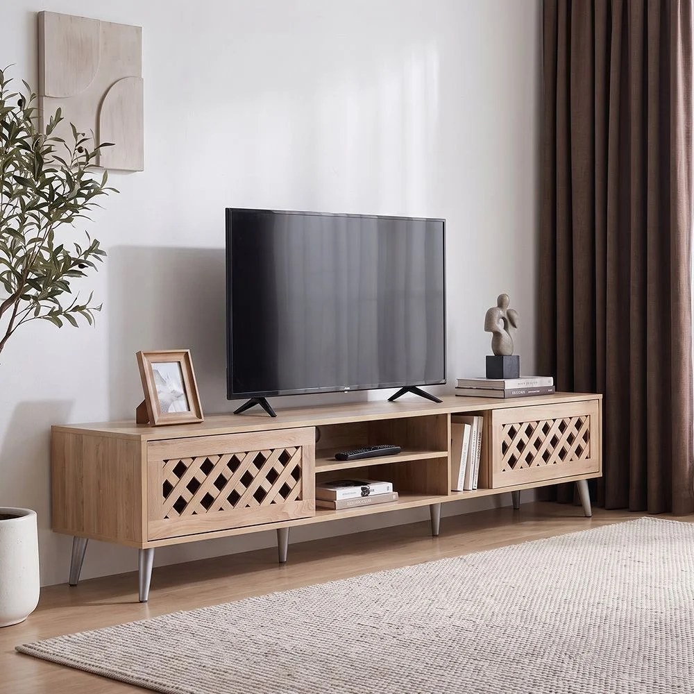 Como TV Unit-Up to 55 Inches-Sonoma Oak-With 2-Year Warranty