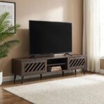 Jax TV Unit-Up to 75 Inches-Walnut-With 2-Year Warranty