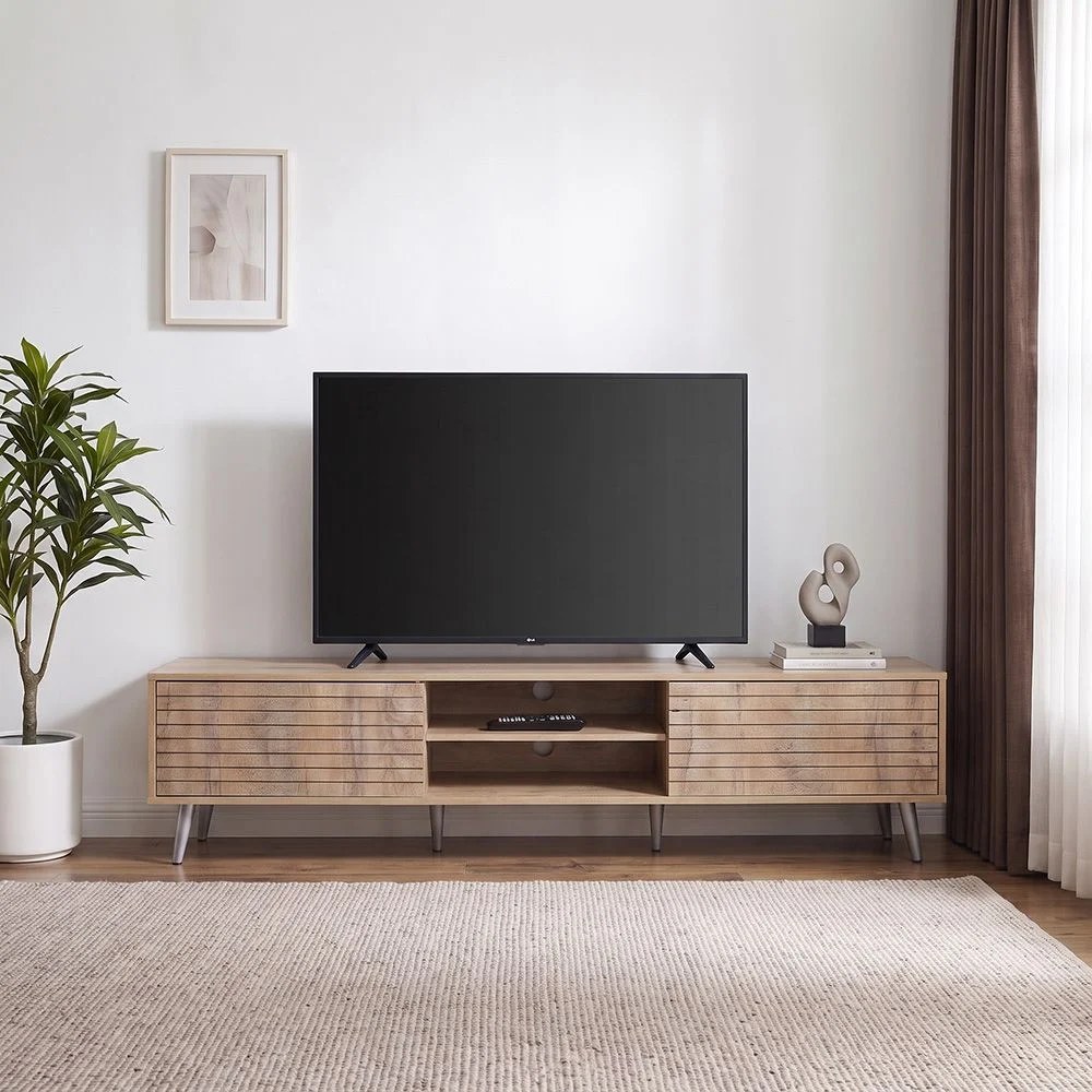 Como TV Unit-Up to 80 Inches-Sonoma Oak-With 2-Year Warranty - Image 2