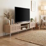 Alfa Large TV Unit-Up to 80 Inches-Sonoma Oak-With 2-Year Warranty