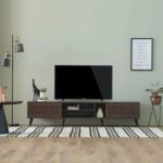 Alfa TV Unit-Up to 80 Inches-Walnut-With 2-Year Warranty