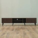 Alfa TV Unit-Up to 80 Inches-Walnut-With 2-Year Warranty