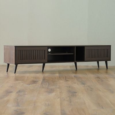 Alfa TV Unit-Up to 80 Inches-Walnut-With 2-Year Warranty - Image 4
