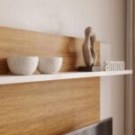 Zoyo TV Wall Unit-TV up to 55 Inches-Brown/Off-White-With 2-Year Warranty
