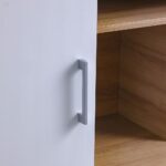 Denver TV Unit-Up to 55 Inches-Almond/White-With 2-Year Warranty