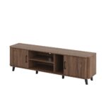 Basel Tv Unit With 2Doors Up To 75 Inch - Columbia Walnut