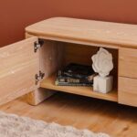 Kanso 2Door & 2Drawer Tv Unit Upto 80 Inch-Natural Oak